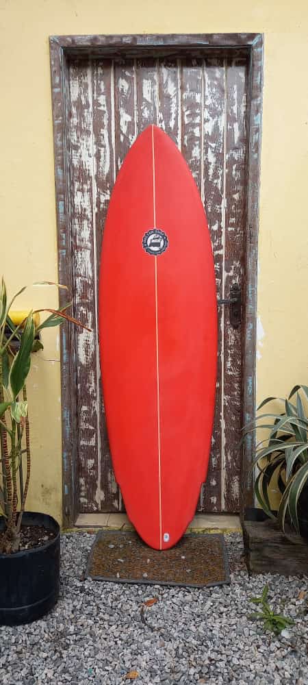 Prancha DW Turbo Personalizada 6'2" Doctor Surf Deck Fosco e Fundo Polido