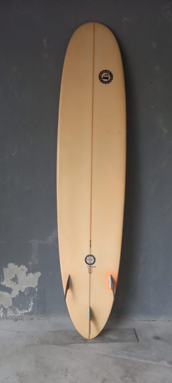 Prancha Mini Long 8'6" Doctor Surf Seminova com Quilhas