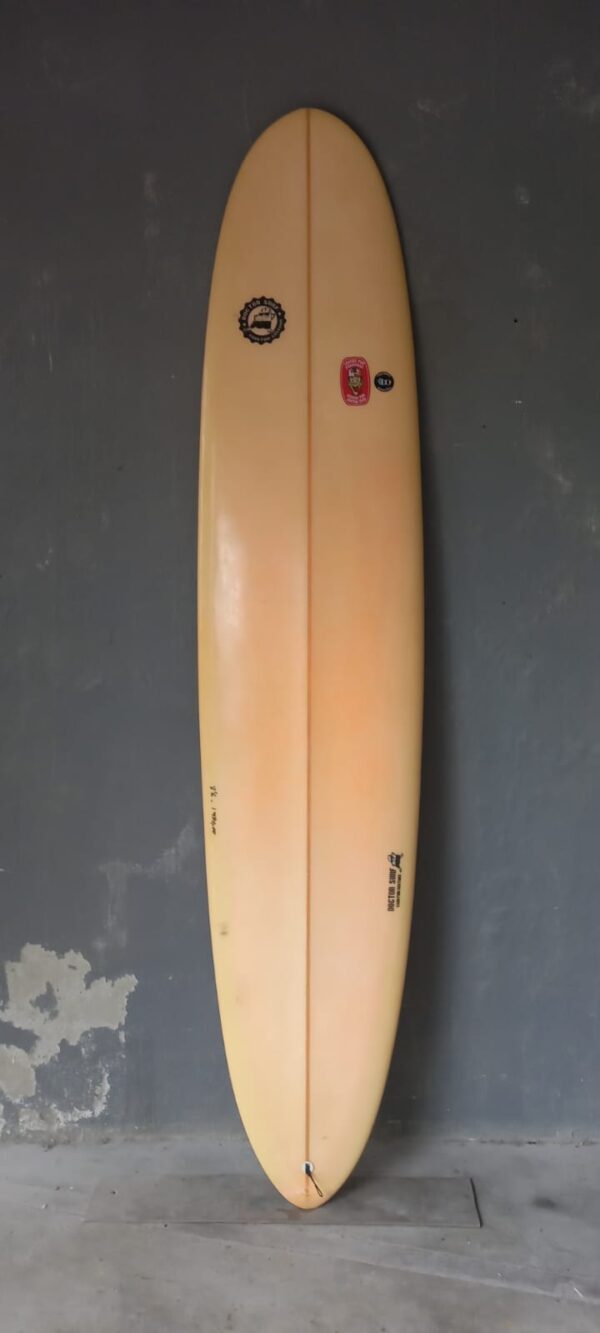 Prancha Mini Long 8'6" Doctor Surf Seminova com Quilhas