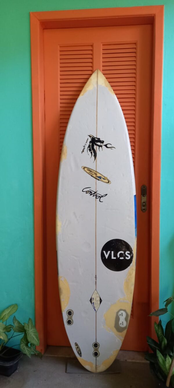 Prancha Surf Vortex 6'2" Seminova com Deck