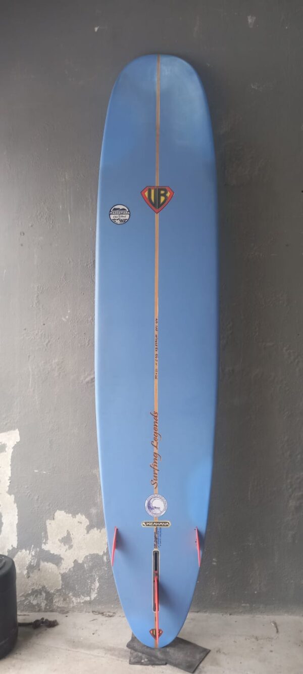 Prancha Surf Longboard 9'2" UB Seminova com Quilhas e Longarina Reforçada