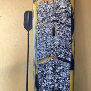 Prancha SUP PVC 10'6" Seminovo com Remo, Deck, Leash, Quilha e Porta-treco