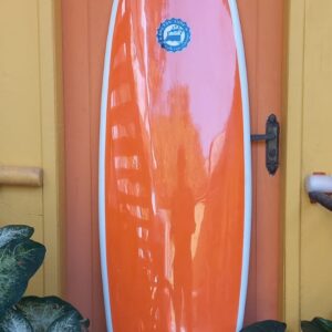 Prancha Surf 6'4" Manga Rosa Toninho com Pintura Flocada