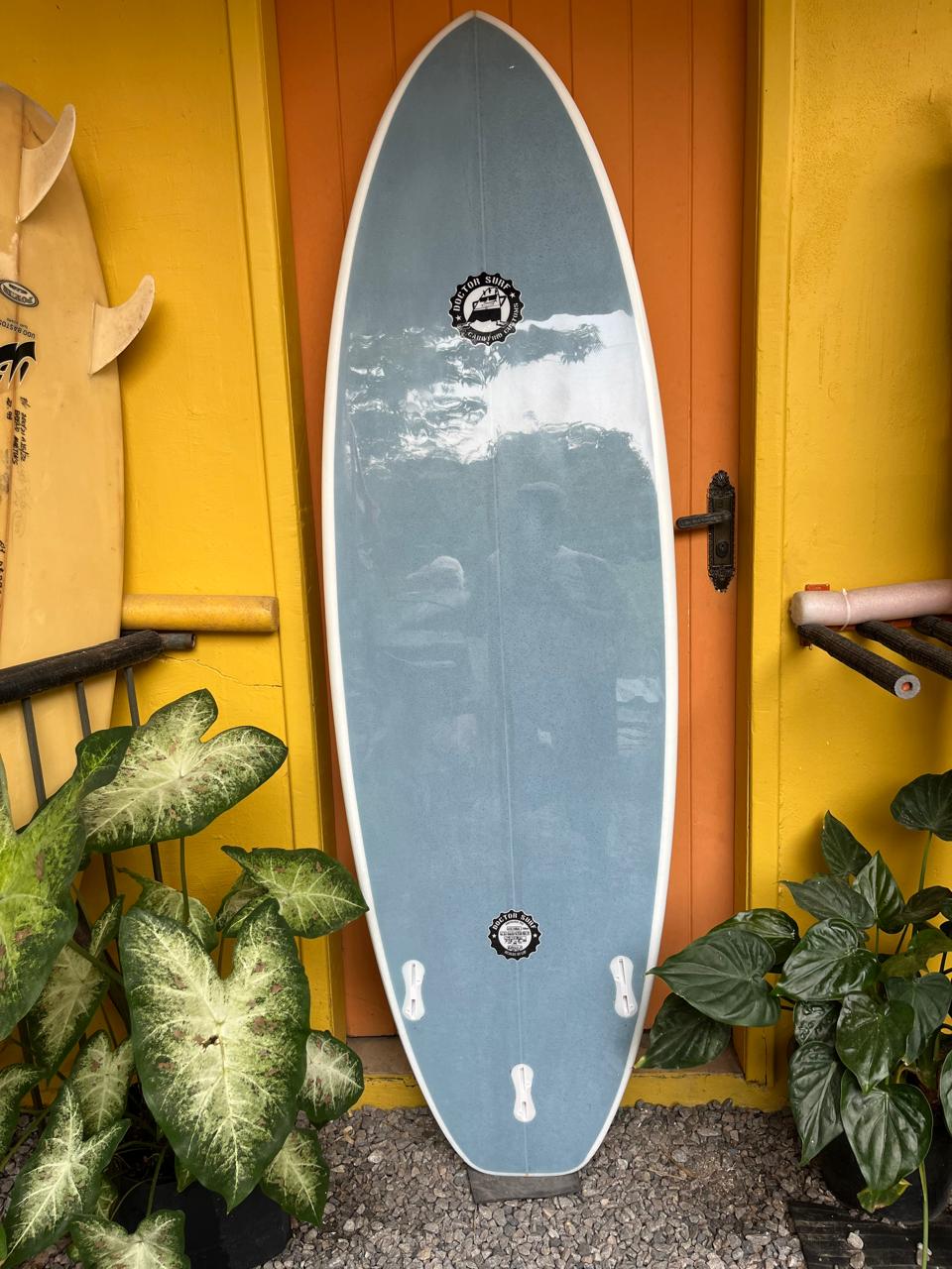 Prancha Surf 6'6" Morra Doctor Surf com Pintura Perolizada