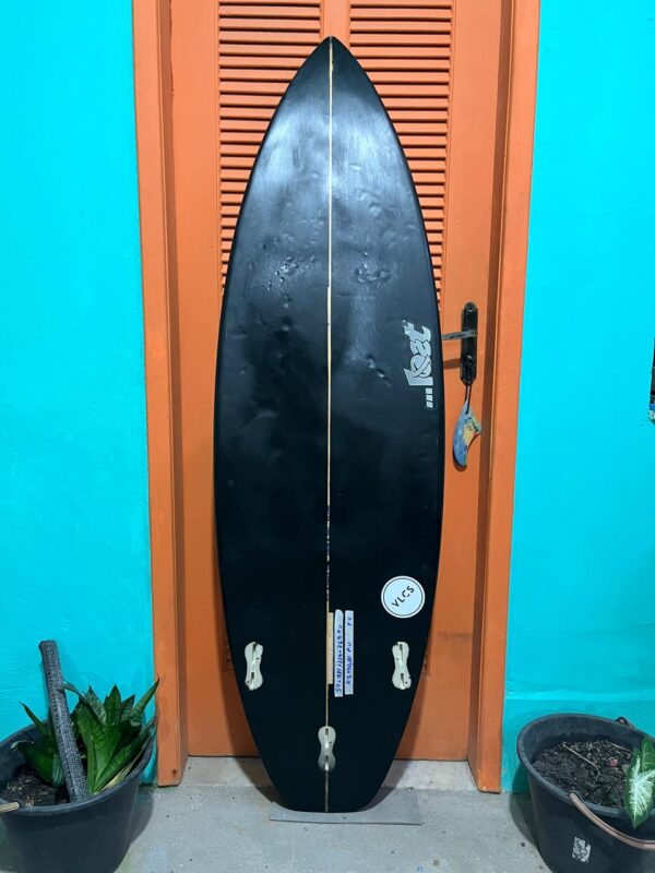 Prancha Surf Lost 5'7" Black Seminova com Deck