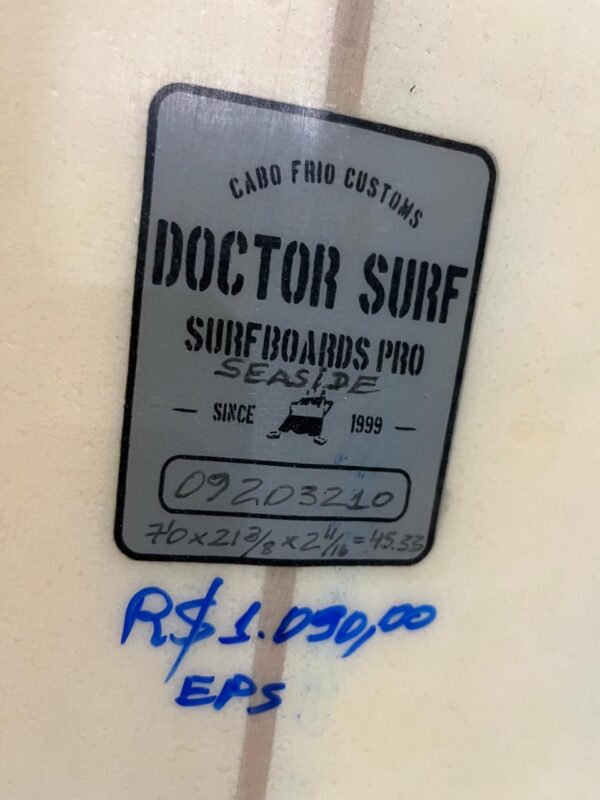 Prancha Surf 7'0" Masterizada Doctor Surf Seminova
