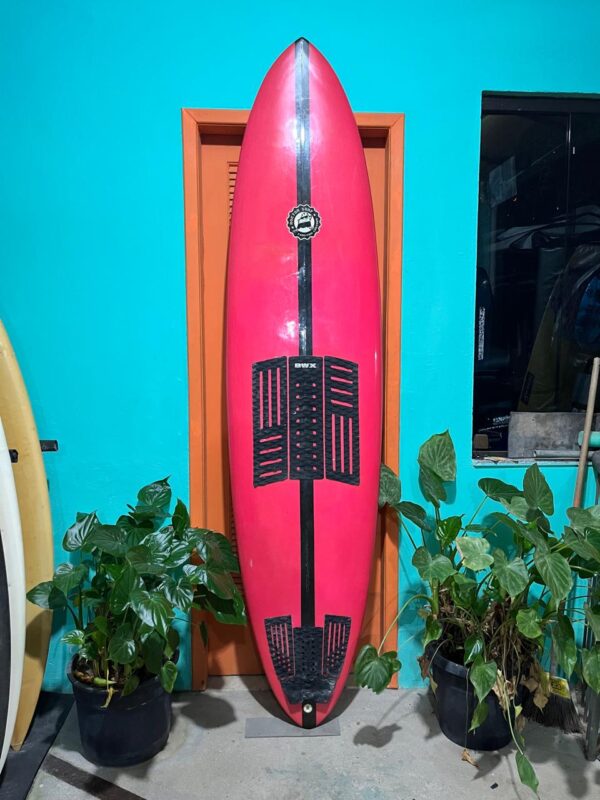 Prancha Surf Midilooca 7'10" Seminova com Deck e Quilhas