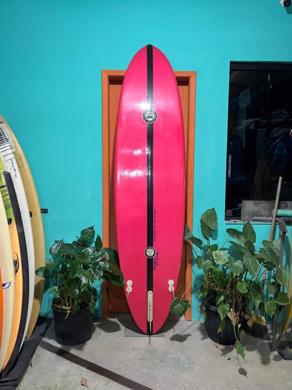 Prancha Surf Midilooca 7'10" Seminova com Deck e Quilhas