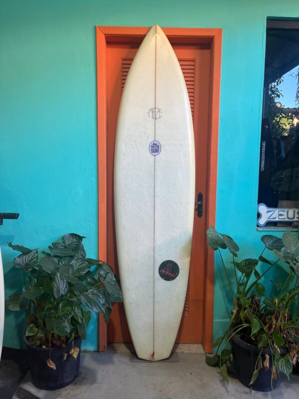 Prancha Surf Maze 7'2" Bonzer Seminova com Quilhas