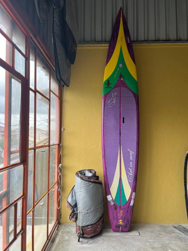 Prancha SUP 12'6" Matero Art In Surf Race com Válvula, Quilha e Capa