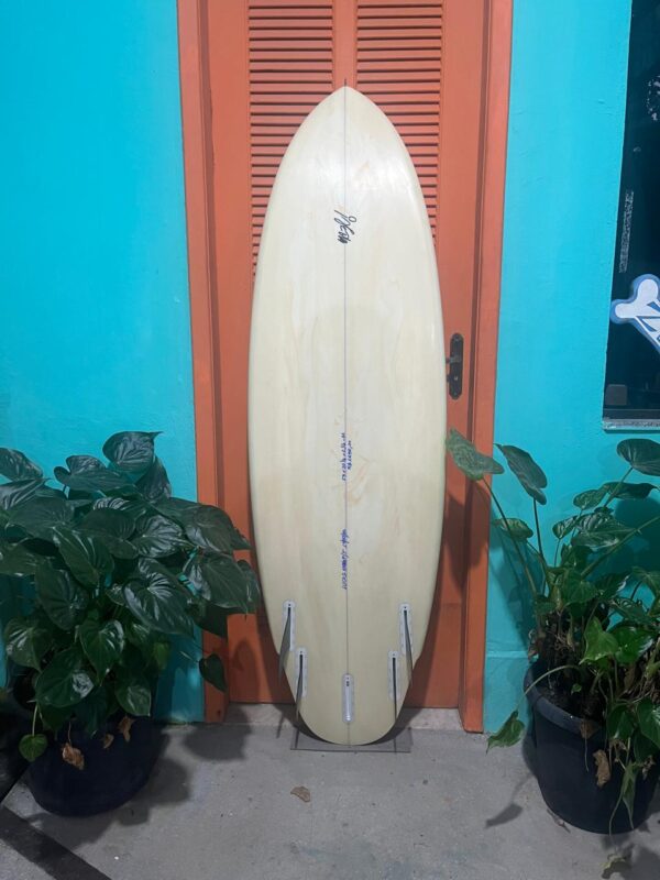 Prancha Surf Maze Fish 5'9" Seminova com Quilhas