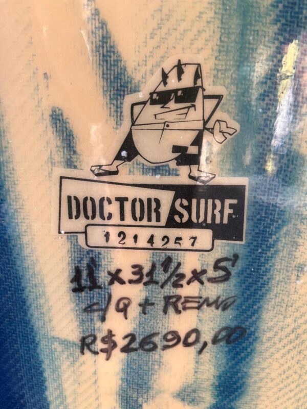 Prancha SUP 11" Doctor Surf Seminova com Quilha e Remo