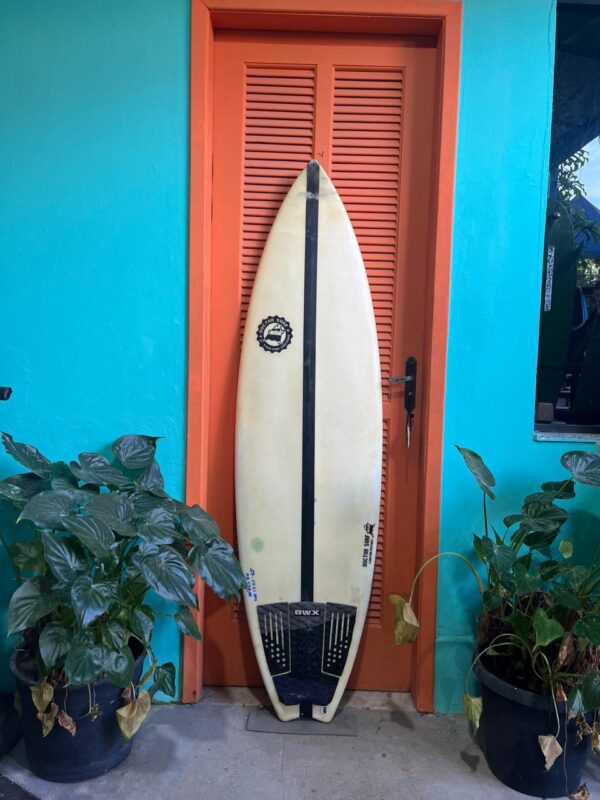 Prancha Surf 5'8" Felipe Toledo HT 2.5 Masterizada Seminova com Deck e Quilhas