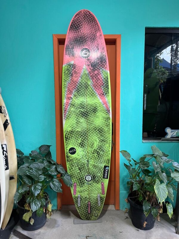 Prancha Surf Panda 8' Seminova com Deck