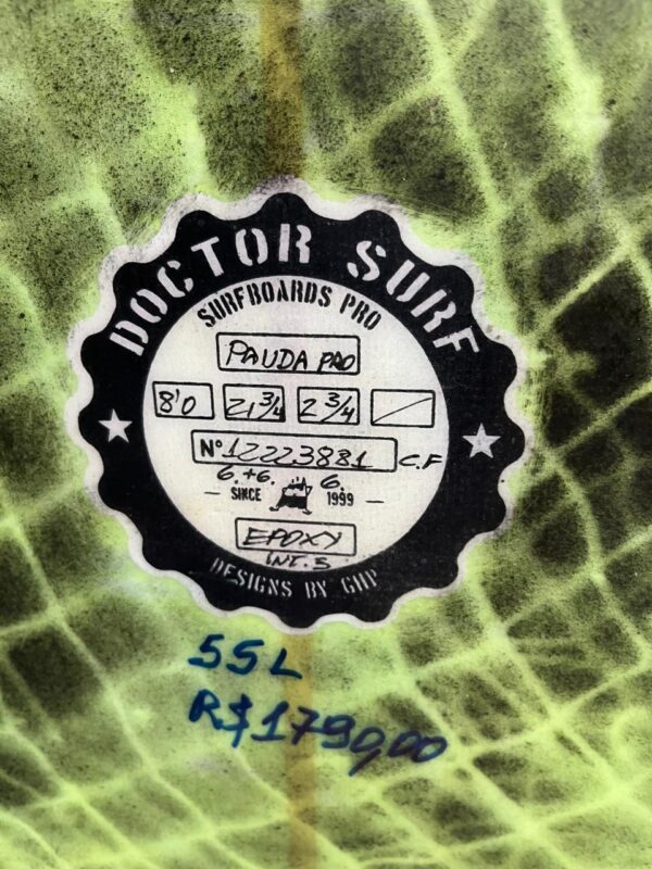 Prancha Surf Panda 8' Seminova com Deck
