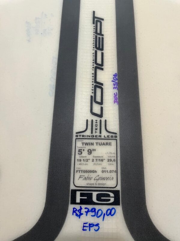 Prancha Surf Concept 5'9" Seminova com Deck