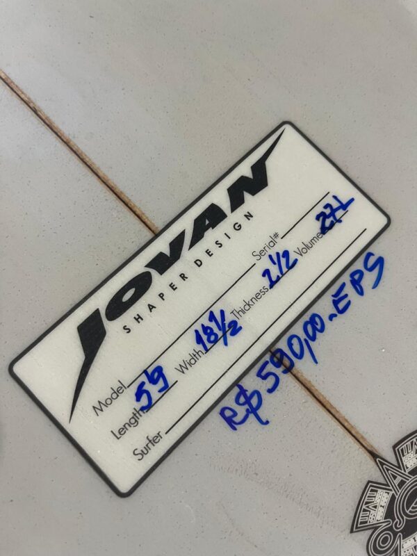 Prancha Surf 5'9" Jovan Seminova com Deck