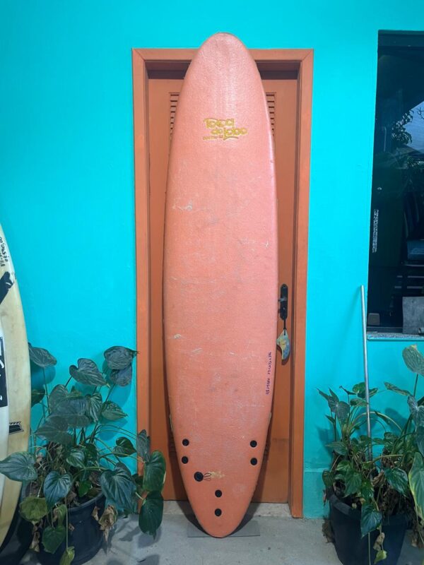 Prancha Surf Softboard 7'5" Seminova com Quilhas