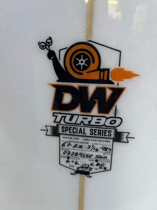 Prancha Surf DW-Turbo 6'7" Doctor Surf