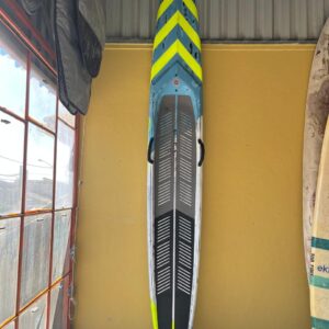 Prancha SUP Race 14" Viper Carbono Seminova com Capa e Quilha de Fibra
