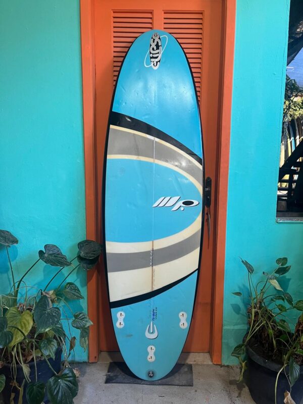 Prancha Surf Funboard 6'5" Evolution Elipse Seminova com Deck