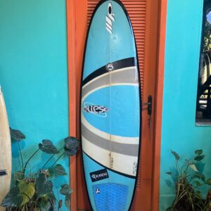 Prancha Surf Funboard 6'5" Evolution Elipse Seminova com Deck