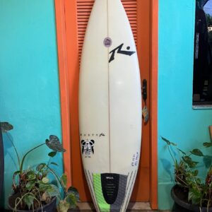 Prancha Surf Rusty 6'4" Panda Seminova com Deck