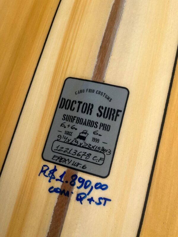 Prancha Surf 9'4" Longboard Seminova com Quilha e Leash