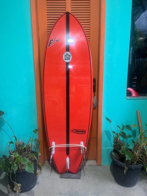 Prancha Surf 6'2" AC Seminova com Quilhas, Leash e Deck