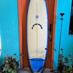 Prancha Surf 5'9" HB Baby Fun Seminova com Deck, Leash e Quilhas
