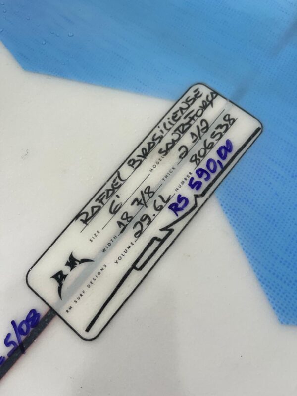 Prancha Surf RM 6'0" Seminova com Deck