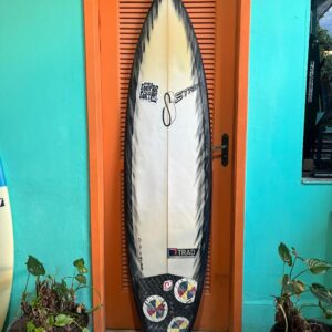 Prancha Surf 6'2" Stretch California Seminova com Deck