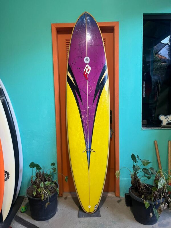 Prancha Surf FB 7'6" Funboard Evolution Seminova com Quilhas
