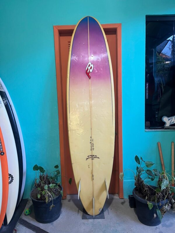 Prancha Surf FB 7'6" Funboard Evolution Seminova com Quilhas