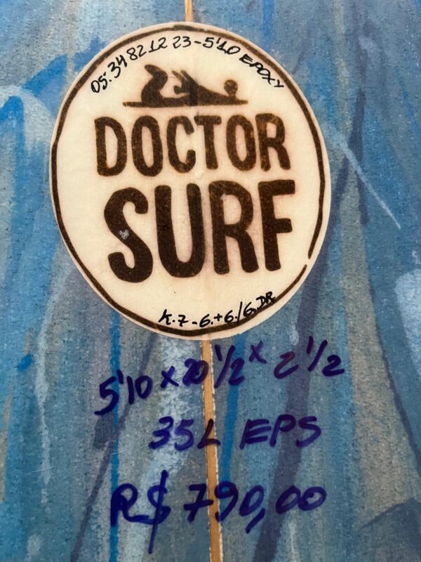 Prancha Surf 5'10" Highskill Seminova com Quilhas e Deck