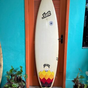 Prancha Surf 6'3" Lost com Borda de Madeira Seminova e Deck 