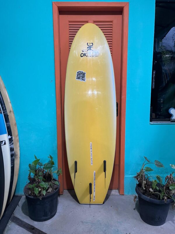 Prancha Surf Softboard 6'6" Okilled Seminova com Quilhas