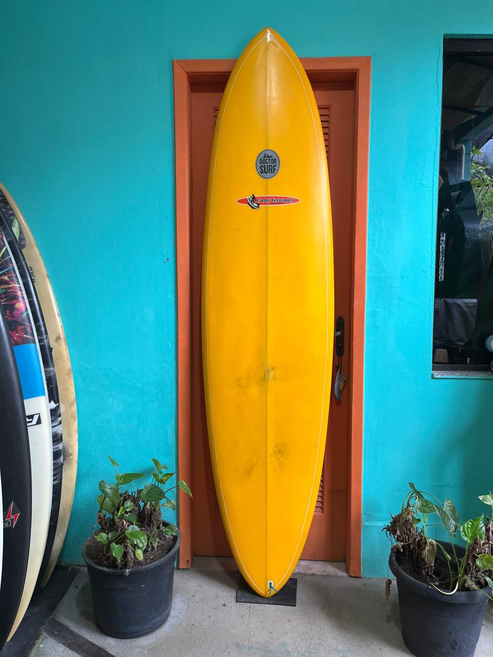 Prancha Surf Midlooka 7'6" Seminova com Quilhas