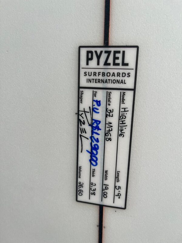 Prancha Surf Pyzel 5'9" Seminova com Deck