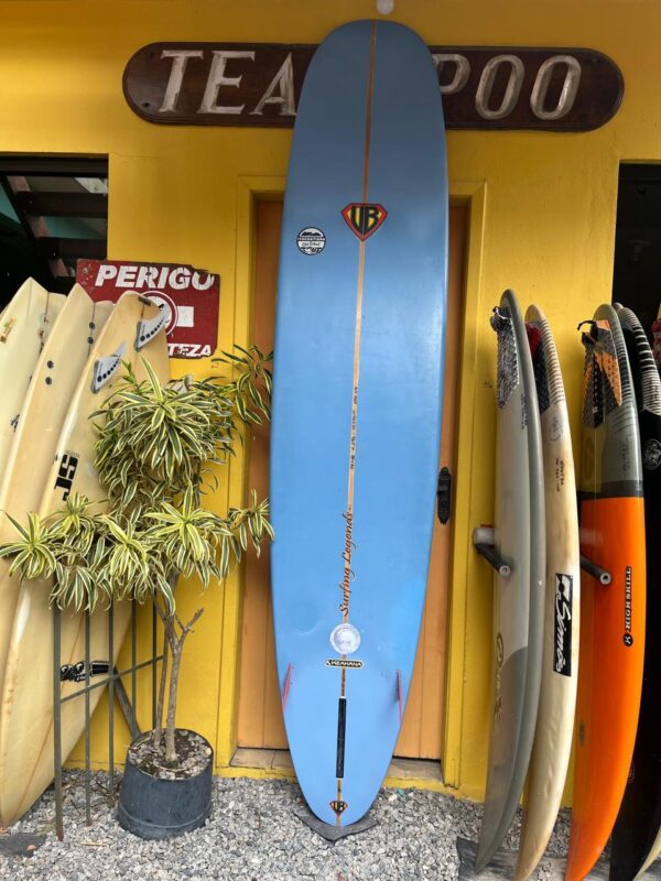 Prancha Surf Longboard UB 9'2" Seminova com Estabilizadores