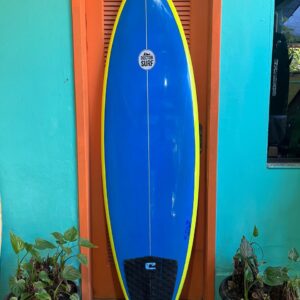 Prancha Surf 6'6" Mid Length Seminova com Deck e Quilhas
