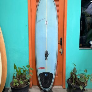 Prancha Surf Mini Fun 6'6" Seminova com Deck e Quilhas