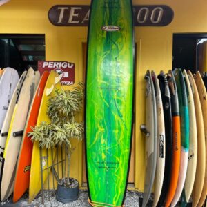 Prancha Surf Longboard 9'8" Mudinho Seminovo com Quilha e Leash