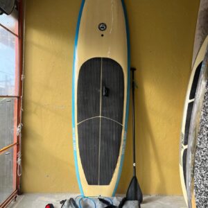 Prancha SUP Família 10'5" Completo Seminovo com Deck, Remo, Quilha, Leash e Capa