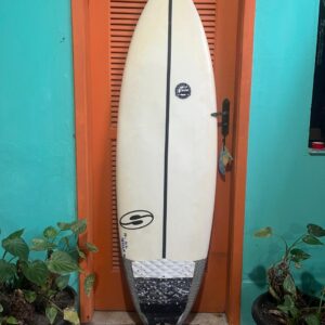 Prancha Surf 5'6" Sergio Filho Seminova com Deck
