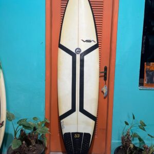 Prancha Surf Easy 6'8" Seminova com Deck