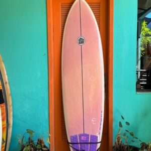 Prancha Surf 6'10 Midlooka Seminova com Deck e Quilhas
