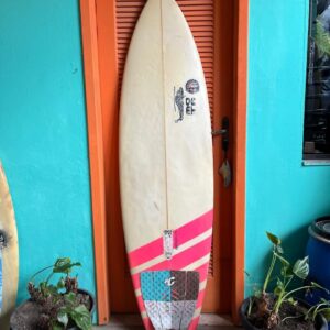 Prancha Surf Mota 5'10 Fish Seminova com Quilhas e Deck