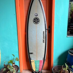 Prancha Surf Eric Arakawa 6'0" Seminova com Deck