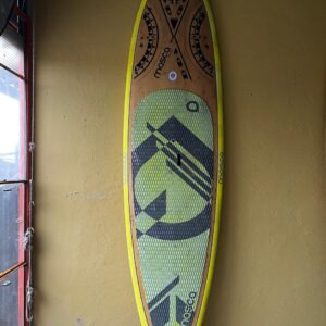 Prancha SUP Masca 10'6" Lâmina de Bambú Seminova com Quilhas de Fibra